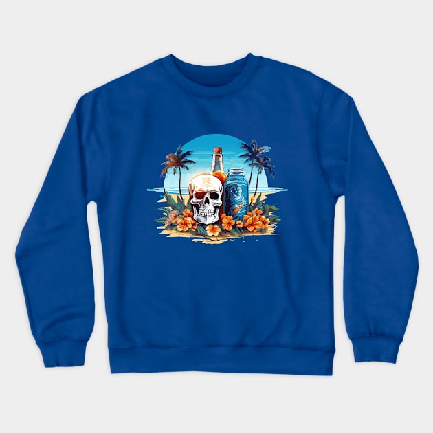 Tropical Vacation Crewneck Sweatshirt by VelvetRoom